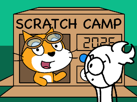 scratch camp countdown (w/ fire!)