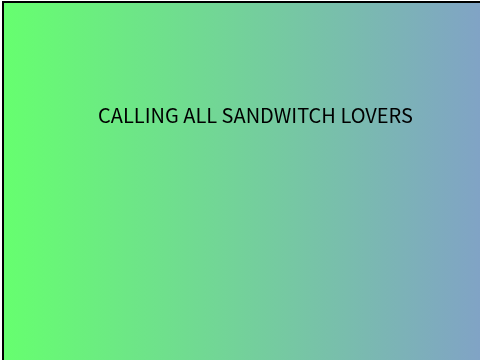 sandwich