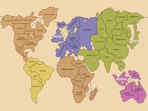 Risk Map Vector