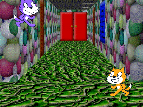 purple scratch cat algebra