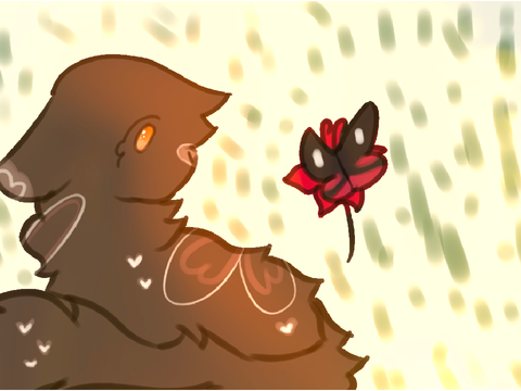 Day one of drawing Cattleheartkit!
