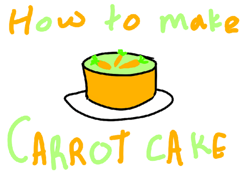 How to make… carrot… cake?