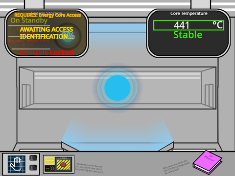 Custom Tech Inc. Plane Destruction facility 3 energy core room.
