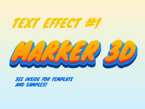 Text Effect 1-Marker 3D
