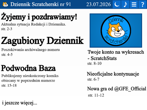 Dziennik Scratcherski nr 91 [23.07.2026]