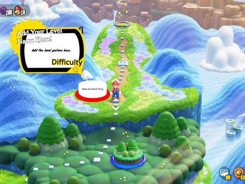 Super Mario Bros. Wonder Course UI Vectors