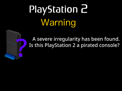 PlayStation 2 Anti-Piracy Check (FAKE)