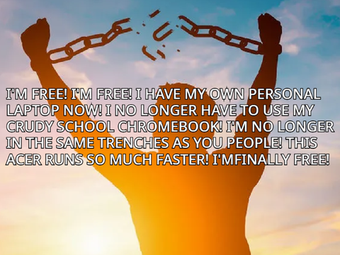 I'M FREE!