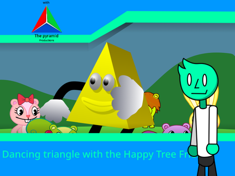 Dancing Triangle with the happy tree friends