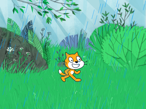 the rainforest is filled with rain (alt)