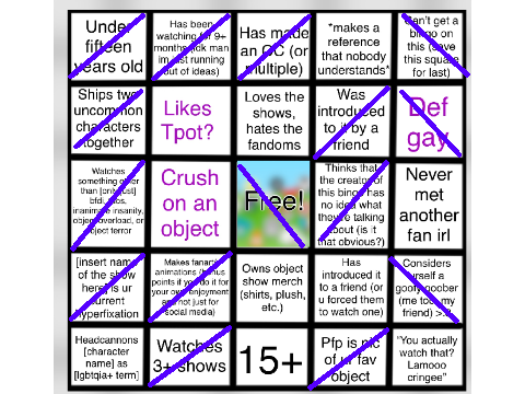 OSC bingo!