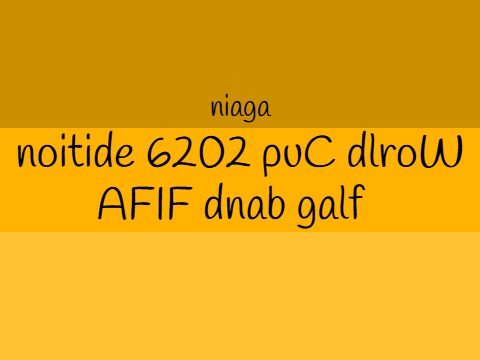 niaga noitide 6202 puC dlroW AFIF dnab galf