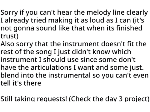 day 4 of trying to compose my own song
