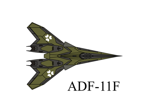 グンマー帝国　無人戦闘機　ADF-11F Raven