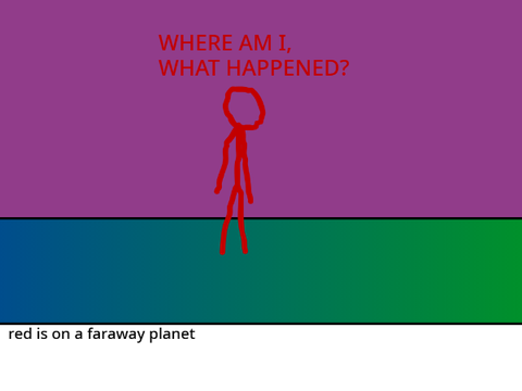 > red: reality bugs out