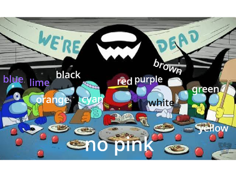 wait they missed pink