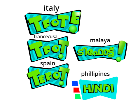 types of tfot logos so far