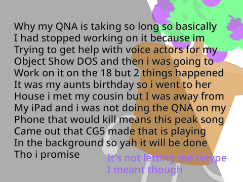 Why my QNA has taken so long