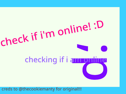Check if i'm online!