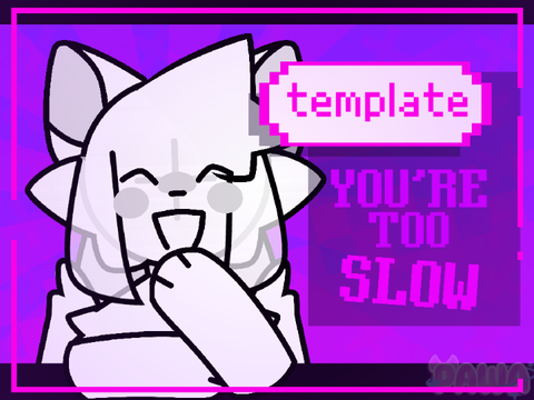 You're Too Slow 》Template  My Oc in Sprunki 
