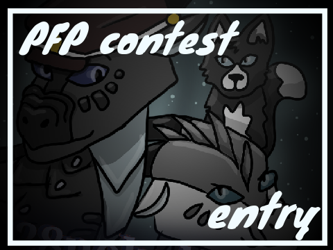 400 Followers PFP Contest - Shard,Kurosawa and black cat
