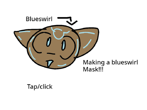 MAKING A BLUESWIRL MASKKKK!! 