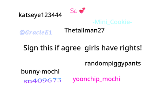 Girls have rights!