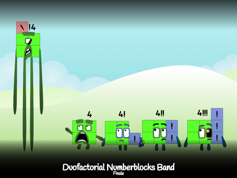 Duofactorial Numberblocks Band - Finale [Scratch Part]