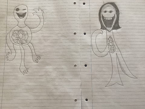 Quick sketches (possible fear quad?)