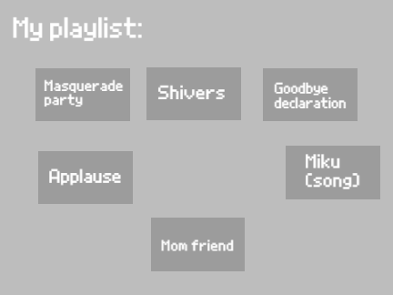My playlist:
