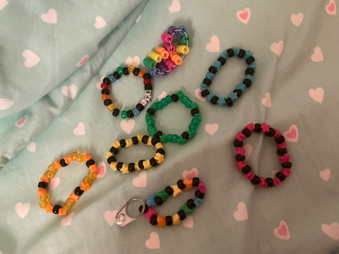 All my kandi bracelets cuz why not
