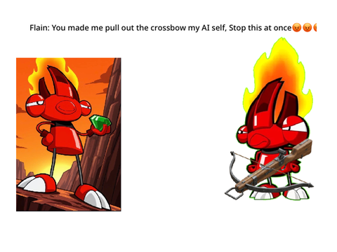Flain bomboclats his AI self