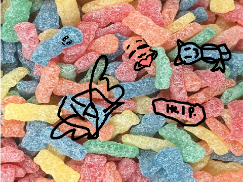 Draw yourself as a Sour Patch Kid!! remix remix remix remix