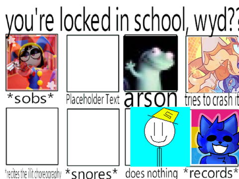 you're locked in school, wyd?? remix remix remix remix