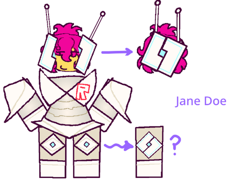 Jane Doe & John Doe AU sprites :o