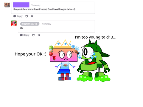 Snowtina protects Meghan12345's Booger