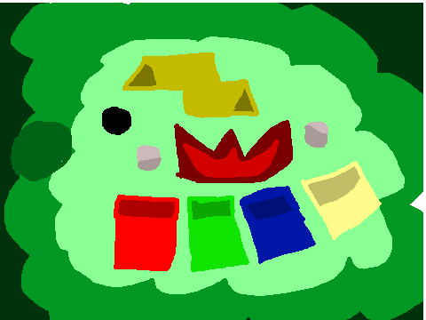 Map of the lone village \\ my version