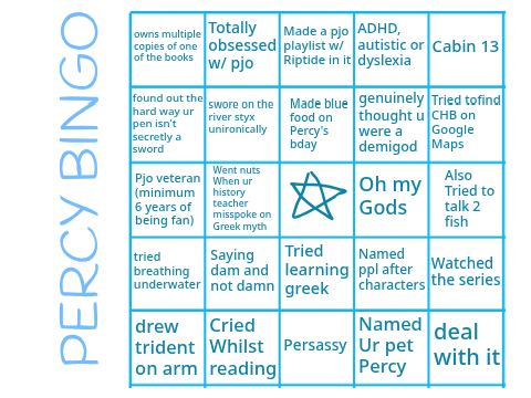 Percy Bingo!!  remix remix