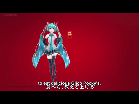 Hatsune Miku Pocky Commercial 