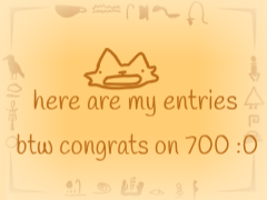 here are my 2 entries :P