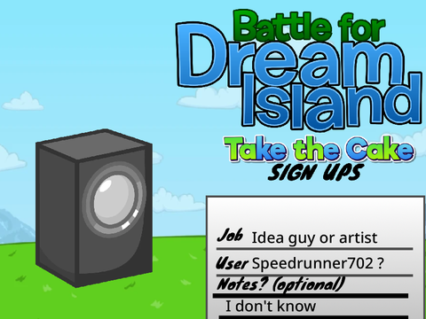 BFDI: Take the Cake SIGN UPS remix