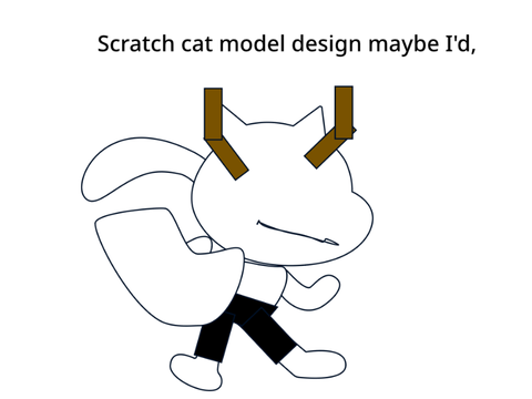 Scratch cat model 