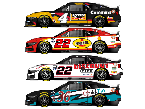 More Ford Schemes for NASCAR 27