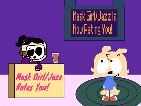 Mask Girl meting Rocko