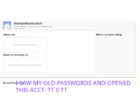 MY OLD ACCT I NEVER KNEW ABT?!?!?