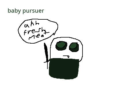 (WARNING: BLOOD) super funny pursuer art so cute