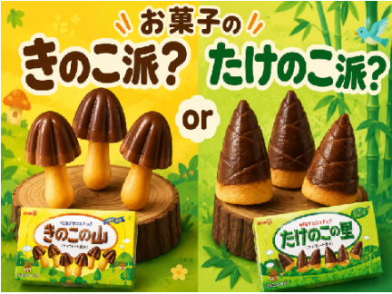 きのこ派、たけのこ派どっちですか。