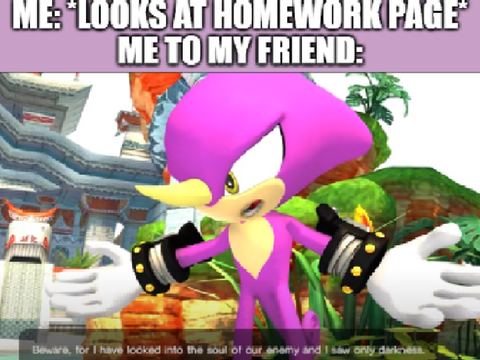 Espio for no reason