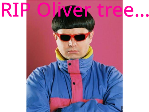 オリバー・ツリー氏死去…