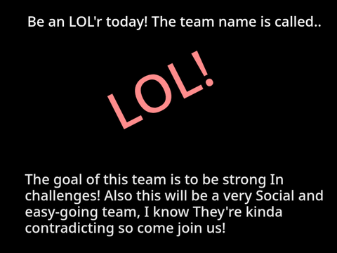 Be an LOL'R today!